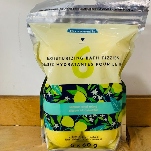 Other - Lemon and Mint Moisturizing Bath Fizzies